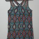 Rubbish  Tribal Multi Color Print Tank Top Photo 1