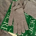 J.Crew  Factory Bow tech gloves Grey OS NWT Photo 3