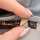 Massimo Dutti  Chambray Oversized Blouse Shirt Tie Back Top Bow Denim Photo 3