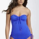 Juicy Couture Pre Loved  Bandeau Maillot
Swimsuit Lagoon Blue Size Photo 0