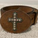 Tony Lama Southwest Cross Belt - Size 36 Photo 0