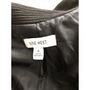 Nine West  Women’s 16 Jacket Open Front Long Sleeve Lapel Collar Black Lined Photo 5