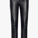 ANINE BING 💕💕 Connor Pant ~ 100% Leather Belted Straight Leg Black Small S NWT Photo 10