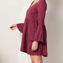 Known Supply • NWT Burgundy Jupiter Tiered Dress Organic Cotton Size XL Photo 3