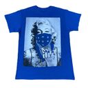 Marilyn Monroe Blue Bandana Graphic T-shirt Photo 0