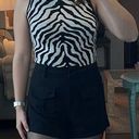 T Tahari Zebra Top Photo 0