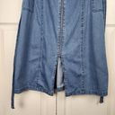 Mossimo Blue Denim Jeans Midi Dress Zip Photo 5