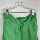 Free People Movement Green Breathe Deeper Twist Tie Front Ankle Crop Leggings L Photo 3