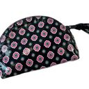 Vera Bradley  Small Pouch Makeup Bag Peacock Navy Pink Pattern Photo 0