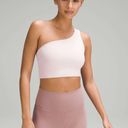 Lululemon Align Asymmetrical One Shoulder Nulu Sports Bra Flush Pink US 6 Photo 0