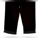 Style & Co  SIZE 16 🍒BLACK HIGH RISE CROPPED PANTS WITH RHINESTONE DETAILS Photo 4