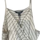 Market & Spruce  White Striped Annora Faux Wrap Sleeveless Knit Dress Women Sz L Photo 6