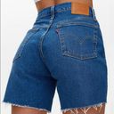 Levi's Premium 501 Mid Thigh Distressed Denim Jean Shorts: Charleston Picks Wash Photo 2