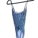 Southern Tide NWOT  Gingham Lace Up One Piece Swimsut Photo 5