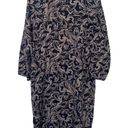 Gap  Black & Tan Paisley Print Tunic Dress Photo 2