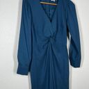 Parker  Long Sleeve Knot Front Dress Size Medium Photo 5