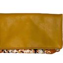 Rachel Pally ‎ Gold/Floral Fold Over Clutch Reversible Designer Dust Bag New Photo 4