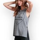 Lovers + Friends new  ᯾ No One in Particular Muscle Tee Tank ᯾ Sweatshirt Grey ᯾ Photo 0