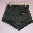 Rolla's  Mirage Black Denim Jean Shorts High Rise Loose Fit Size 26 Photo 5