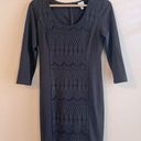 Tracy Reese  Black Lace Panel Dress Photo 0