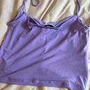 ZARA 2000s y2k going out top tank lilac lavender crop Photo 2