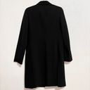 INC Black Zip Up Trench Coat Photo 2