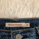 Levi's  ribcage denim shorts in dark blue Photo 3