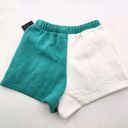 Grayson Threads  Women's Size XS Lounge Sweat Fleece Shorts Green White Photo 3