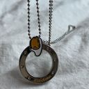 Sanrio Gudetama silver pendant ring necklace Photo 2