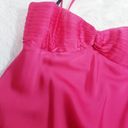 Calvin Klein  Pink Sateen Party Prom Long Gown Photo 12