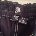 BDG Urban Outfitters Contrast Stitch Womens Black Skate Jeans Photo 4