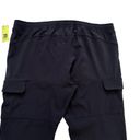 All In Motion  Pants Black Stretch Pull On Cargo Tapered Leg Active Size XXL Photo 7