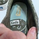 Keds  Size 10 JUMP KICK Organic Cotton Paisley Bandana Olive Green Sneakers NEW Photo 9