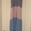 Bebop Multi Color Tiered Maxi Dress Photo 2