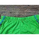 Patagonia  Womens Polyester Green Blue Shorts Running Jogging Photo 1