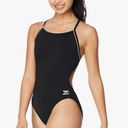 Speedo Women's Swimsuit One Piece Endurance+ Skimpy Thin Strap Solid  Black Photo 0