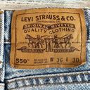 Levi Strauss & CO. Levi's Orange Tab Vintage 550 Relaxed Fit Tapered Leg Jeans Size 36 Photo 1