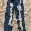 Cello Distressed High Waisted Jean Photo 0