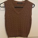 Brandy Melville Brown  Sweater Vest Photo 0