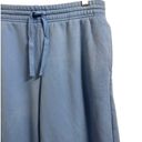 Girlfriend Collective  cropped 50/50 wide leg sweatpant sky blue size Medium Photo 1