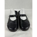 Airlie Orthaheel  Mules Clogs Slip On Black Leather 9 Arch Support Orthotic Photo 1