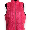 Bermuda Lauren Ralph Active Womens Vest Size XL Neon  Pink Black Quilted NEW Photo 0