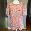 Tuckernuck  Hyacinth House Molli Pink Red Floral Top New Size XS Photo 5