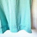 Lululemon  ATHLETICA | Run Energy Tank Top Mint Blue Stripe Drawstring | Size 4 Photo 3