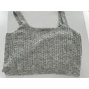 New York & Co. Cable Knit Tank Top Boxy Oversized Cropped Grey Size XL​ Photo 9