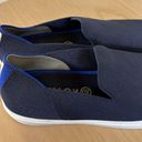 Rothy's  Casual The Original Slip On Sneaker Womens Size 8.5 Navy Knit‎ Shoes Photo 6