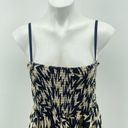 Juicy Couture  Women’s Navy Abstract Sleeveless Smocked Fit & Flare Dress XL Photo 1