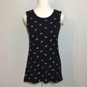 Fifth Sun NWT Black White Bat Tank Top Tee Goth Gothic New Photo 1