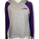 5th & Ocean NWOT Girls’ XL/Ladies’ S LSU Tigers Hoodie Sweatshirt Sweater Gray Purple Gold Sequins New Photo 0