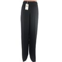 Mango  MNG NWT Black Straight Wide Leg High Rise Career Business Ankle Pants Sz 6 Photo 2